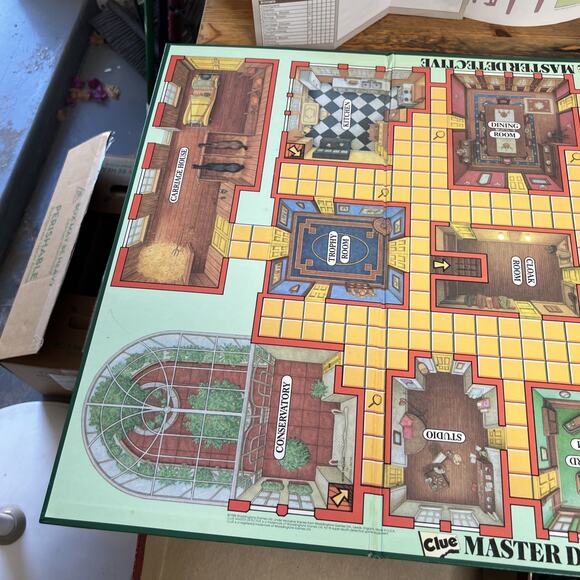 Clue Master Detective Game 1988 VTG Parker Brothers Complete Board Game HTF - Picture 13 of 16